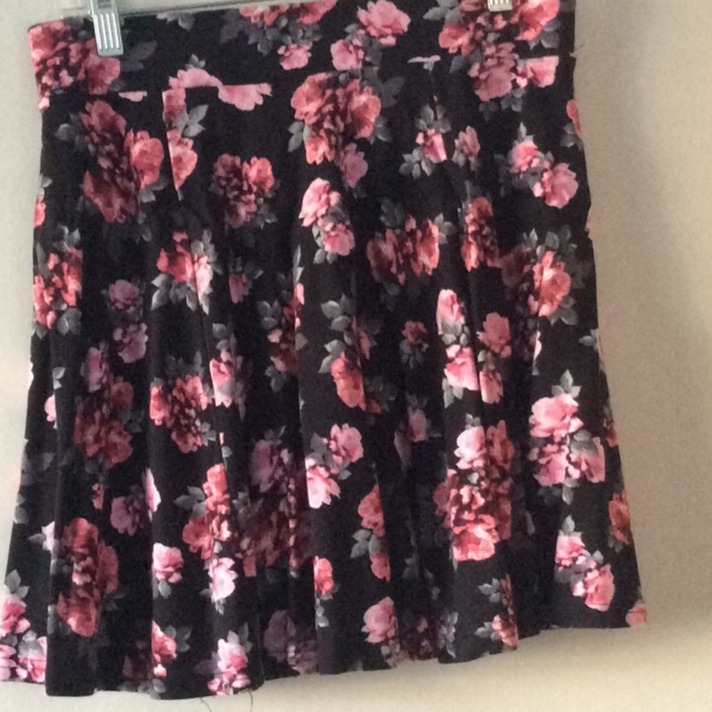A floral skirt from H&M.